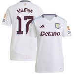 aston villa adidas away shirt 2024-25 – womens with salmon 17 cup printing Collection | Official Aston Villa Kits for Fans