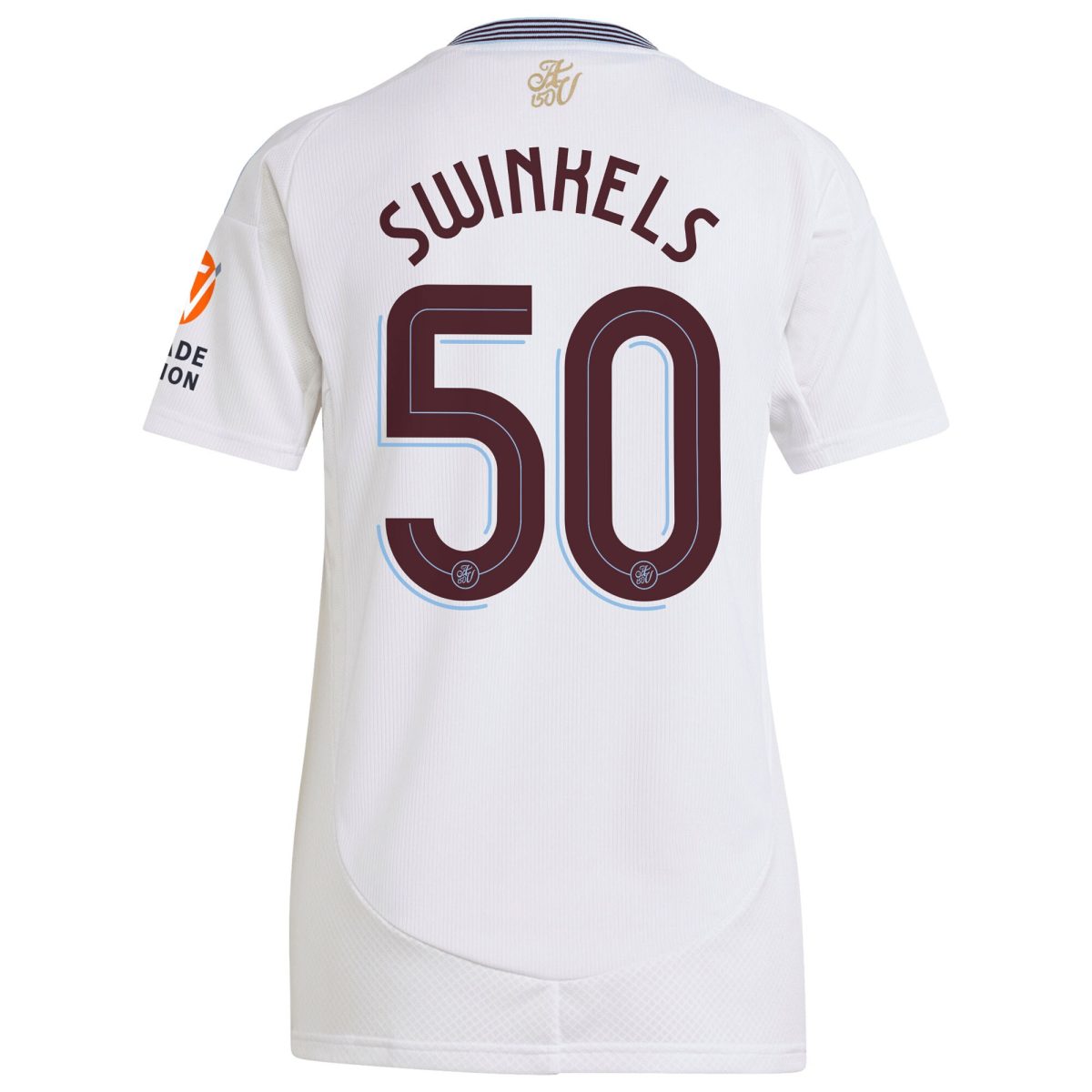 aston villa adidas away shirt 2024-25 – womens with swinkels 50 cup printing Collection | Official Aston Villa Kits for Fans