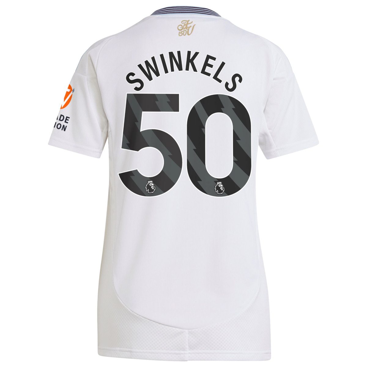 aston villa adidas away shirt 2024-25 – womens with swinkels 50 printing Collection | Official Aston Villa Kits for Fans