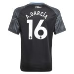 aston villa adidas away shirt 2025-26 – kids with a.garcía 16 printing Collection | Official Aston Villa Kits for Fans