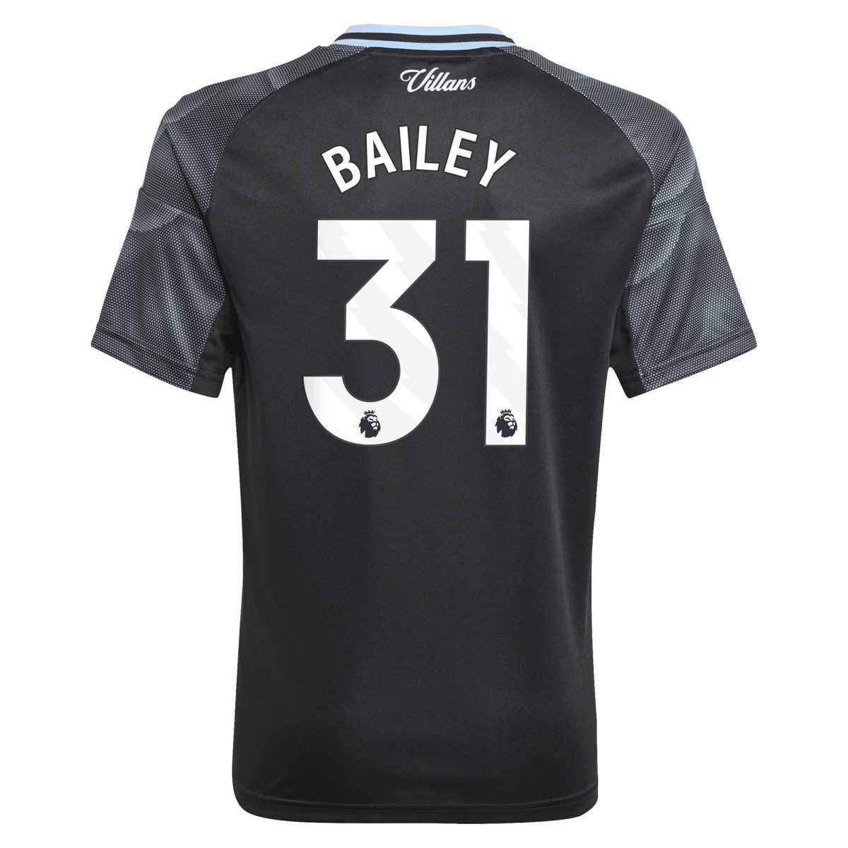 aston villa adidas away shirt 2025-26 – kids with bailey 31 printing Collection | Official Aston Villa Kits for Fans