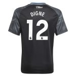 aston villa adidas away shirt 2025-26 – kids with digne 12 printing Collection | Official Aston Villa Kits for Fans