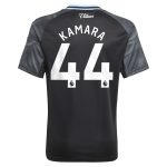 aston villa adidas away shirt 2025-26 – kids with kamara 44 printing Collection | Official Aston Villa Kits for Fans