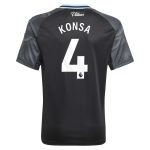 aston villa adidas away shirt 2025-26 – kids with konsa 4 printing Collection | Official Aston Villa Kits for Fans