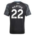 aston villa adidas away shirt 2025-26 – kids with maatsen 22 printing Collection | Official Aston Villa Kits for Fans