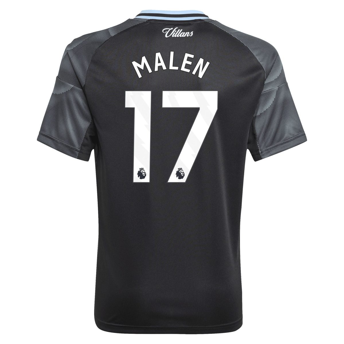 aston villa adidas away shirt 2025-26 – kids with malen 17 printing Collection | Official Aston Villa Kits for Fans