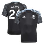 aston villa adidas away shirt 2025-26 – kids with onana 24 printing Collection | Official Aston Villa Kits for Fans