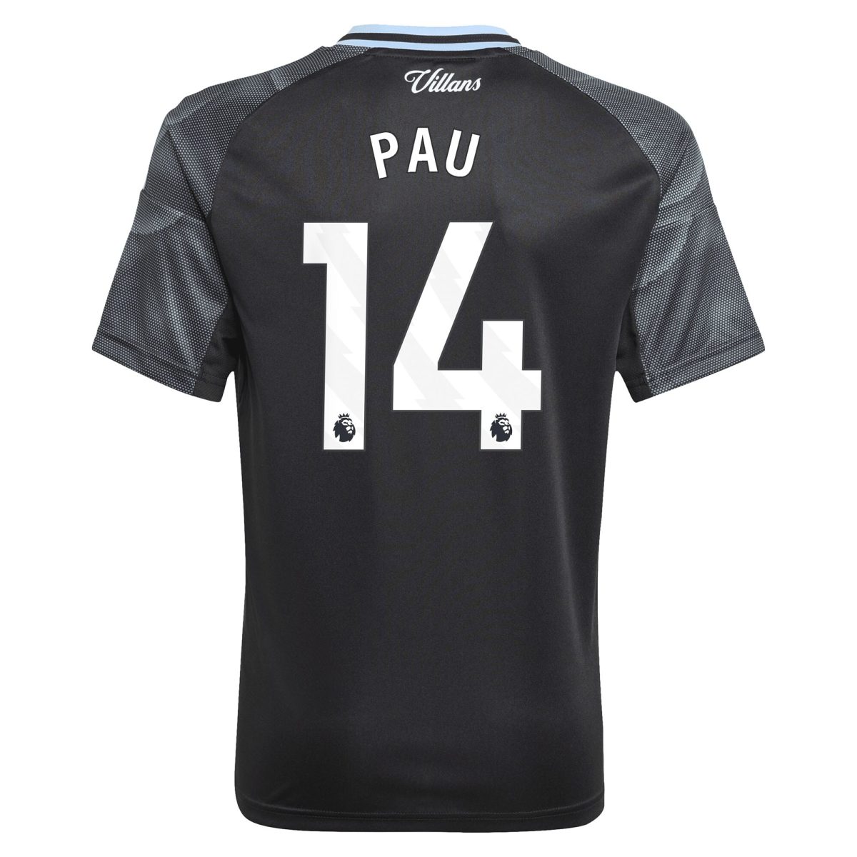 aston villa adidas away shirt 2025-26 – kids with pau 14 printing Collection | Official Aston Villa Kits for Fans