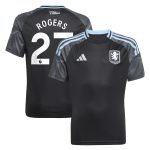 aston villa adidas away shirt 2025-26 – kids with rogers 27 printing Collection | Official Aston Villa Kits for Fans
