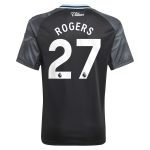 aston villa adidas away shirt 2025-26 – kids with rogers 27 printing Collection | Official Aston Villa Kits for Fans