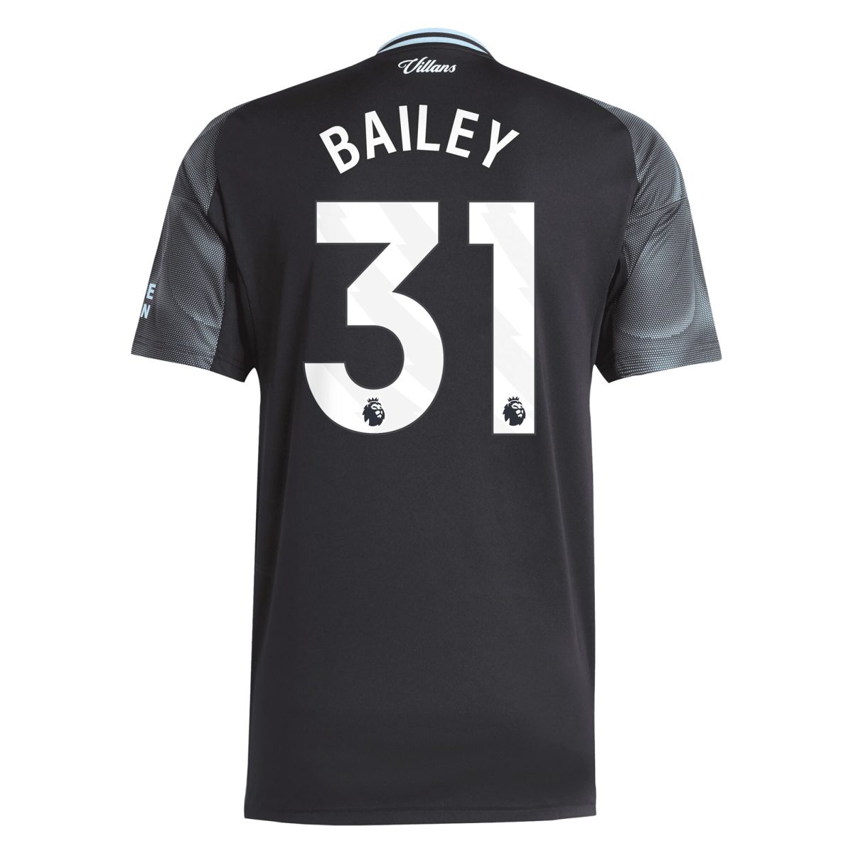 aston villa adidas away shirt 2025-26 with bailey 31 printing Collection | Official Aston Villa Kits for Fans