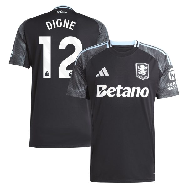 aston villa adidas away shirt 2025-26 with digne 12 printing Collection | Official Aston Villa Kits for Fans
