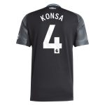 aston villa adidas away shirt 2025-26 with konsa 4 printing Collection | Official Aston Villa Kits for Fans