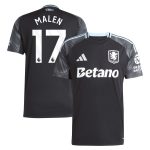 aston villa adidas away shirt 2025-26 with malen 17 printing Collection | Official Aston Villa Kits for Fans