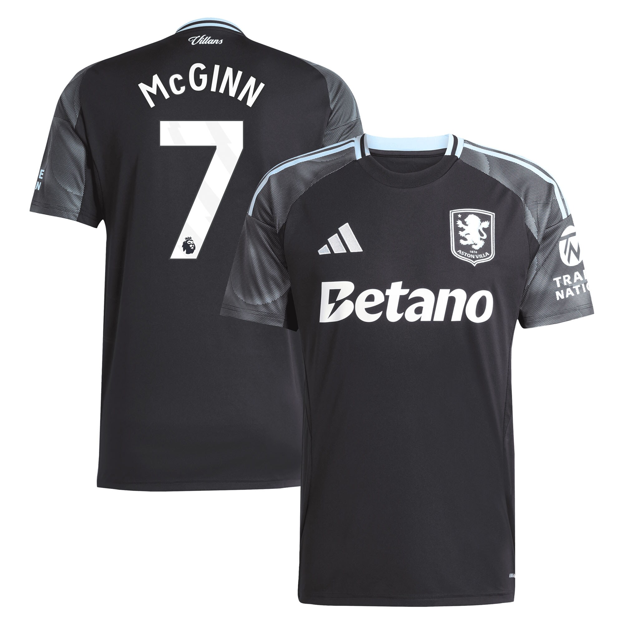 aston villa adidas away shirt 2025-26 with mcginn 7 printing Collection | Official Aston Villa Kits for Fans