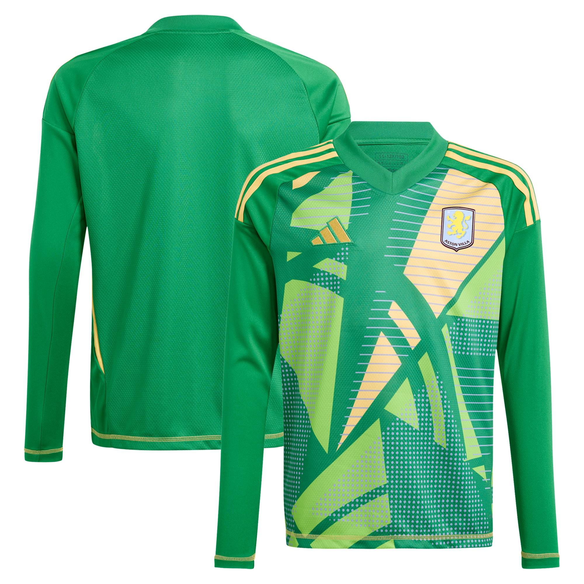 aston villa adidas goalkeeper shirt 2024-25 – long sleeve – kids – 201964011 Collection | Official Aston Villa Kits for Fans