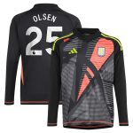 aston villa adidas goalkeeper shirt 2024-25 – long sleeve – kids with olsen 25 printing – 202029322 Collection | Official Aston Villa Kits for Fans