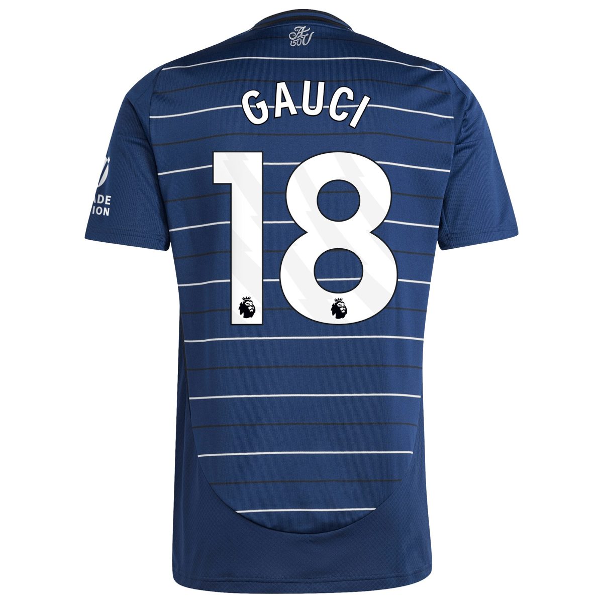 aston villa adidas goalkeeper shirt 2024-25 – long sleeve with gauci 18 printing – 202030972 Collection | Official Aston Villa Kits for Fans