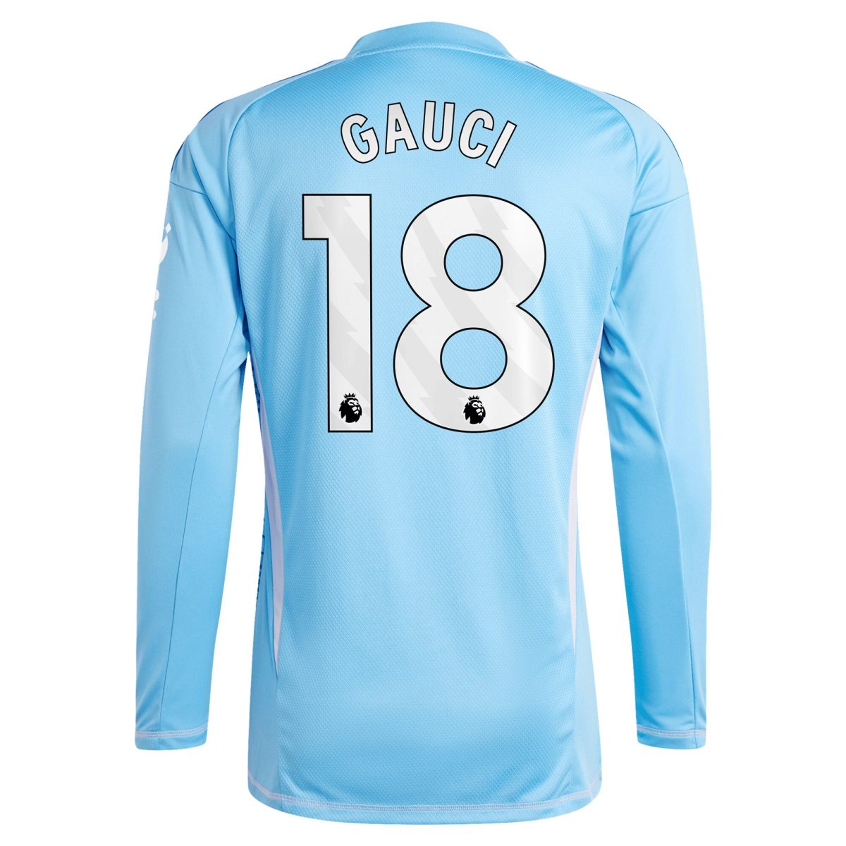 aston villa adidas goalkeeper shirt 2024-25 – long sleeve with gauci 18 printing – 202030982 Collection | Official Aston Villa Kits for Fans
