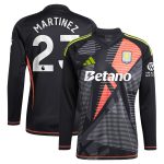 aston villa adidas goalkeeper shirt 2024-25 – long sleeve with martinez 23 printing – 202028938 Collection | Official Aston Villa Kits for Fans