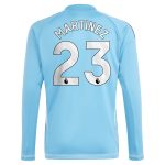 aston villa adidas goalkeeper shirt 2024-25 – long sleeve with martinez 23 printing – 202030980 Collection | Official Aston Villa Kits for Fans