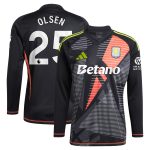 aston villa adidas goalkeeper shirt 2024-25 – long sleeve with olsen 25 printing – 202028939 Collection | Official Aston Villa Kits for Fans