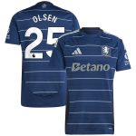 aston villa adidas goalkeeper shirt 2024-25 – long sleeve with olsen 25 printing – 202030975 Collection | Official Aston Villa Kits for Fans