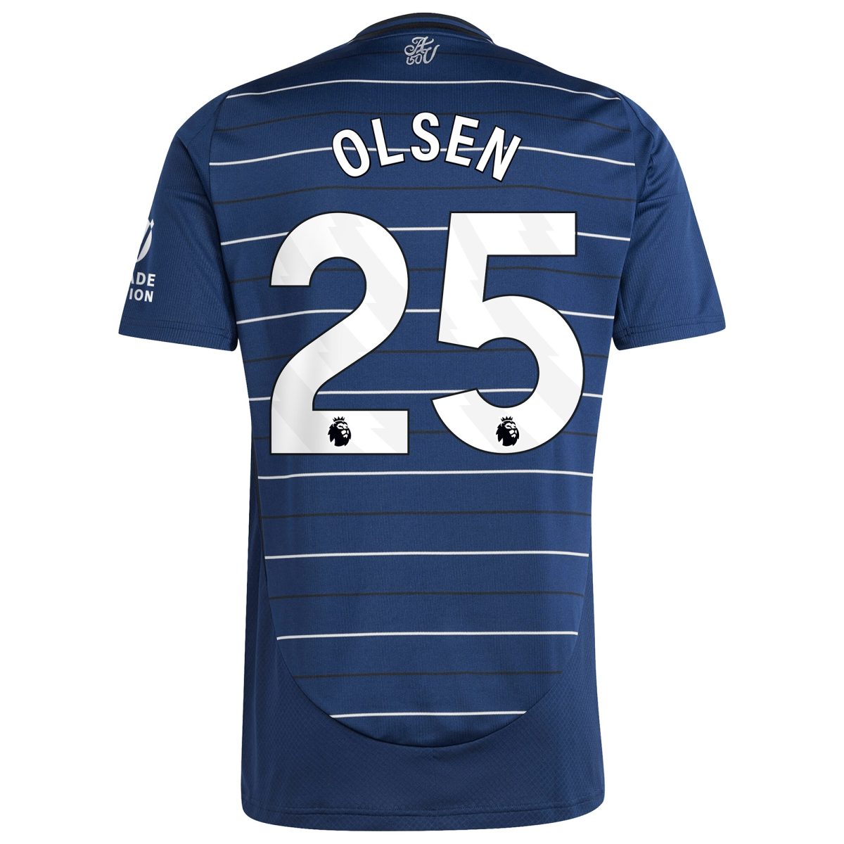 aston villa adidas goalkeeper shirt 2024-25 – long sleeve with olsen 25 printing – 202030975 Collection | Official Aston Villa Kits for Fans