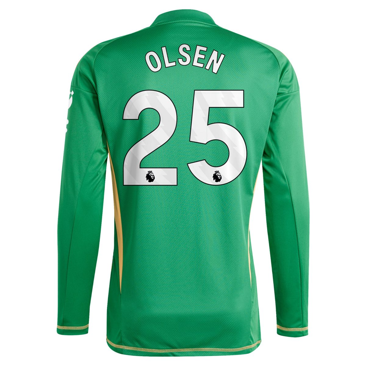 aston villa adidas goalkeeper shirt 2024-25 – long sleeve with olsen 25 printing Collection | Official Aston Villa Kits for Fans