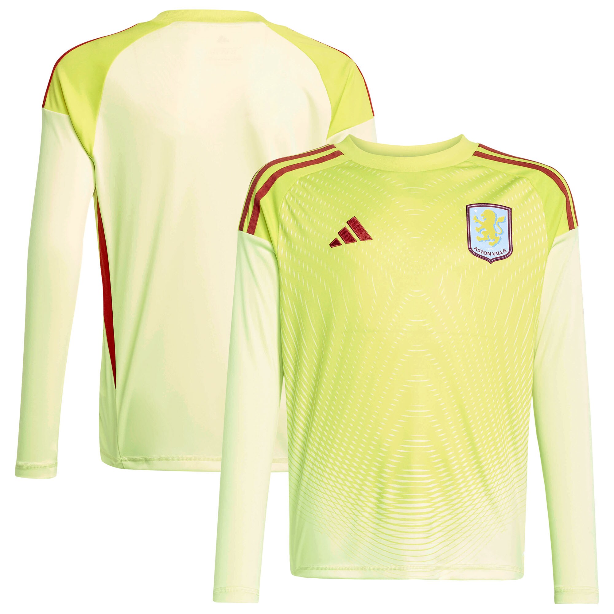 aston villa adidas goalkeeper shirt 2025-26 – long sleeve – kids Collection | Official Aston Villa Kits for Fans