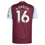 aston villa adidas home authentic shirt 2024-25 with a.garcía 16 printing Collection | Official Aston Villa Kits for Fans