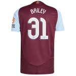 aston villa adidas home authentic shirt 2024-25 with bailey 31 cup printing Collection | Official Aston Villa Kits for Fans