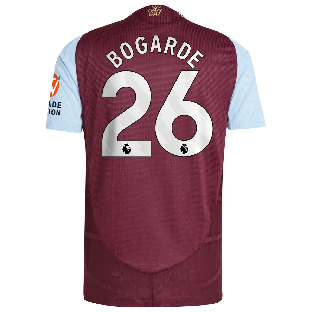 aston villa adidas home authentic shirt 2024-25 with bogarde 26 printing Collection | Official Aston Villa Kits for Fans
