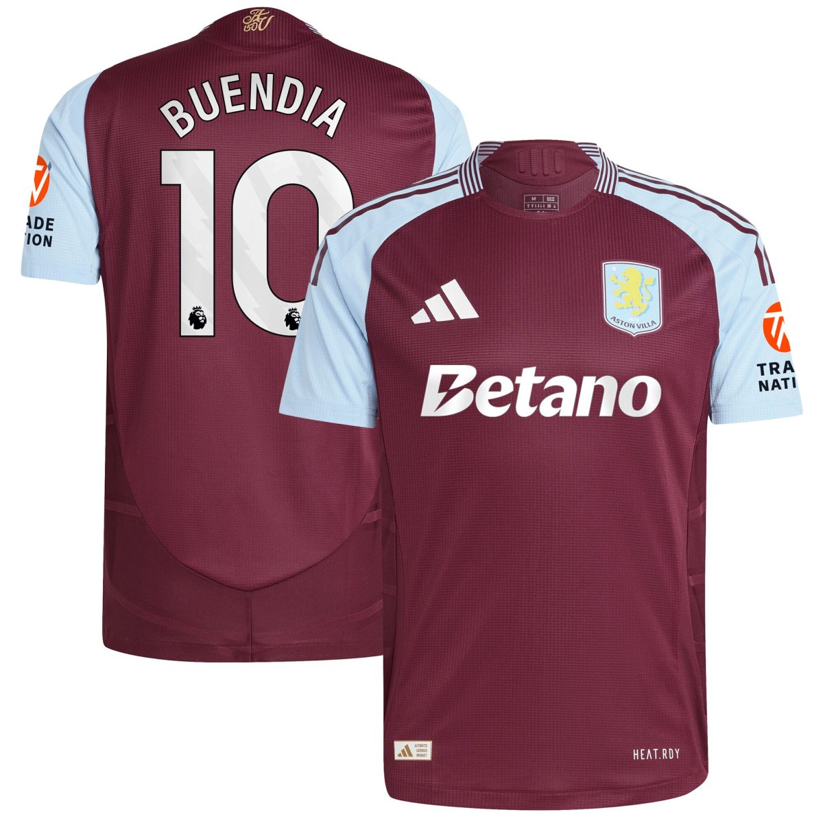aston villa adidas home authentic shirt 2024-25 with buendia 10 printing Collection | Official Aston Villa Kits for Fans