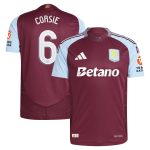 aston villa adidas home authentic shirt 2024-25 with corsie 6 cup printing Collection | Official Aston Villa Kits for Fans