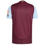 aston villa adidas home authentic shirt 2024-25 with custom printing Collection | Official Aston Villa Kits for Fans