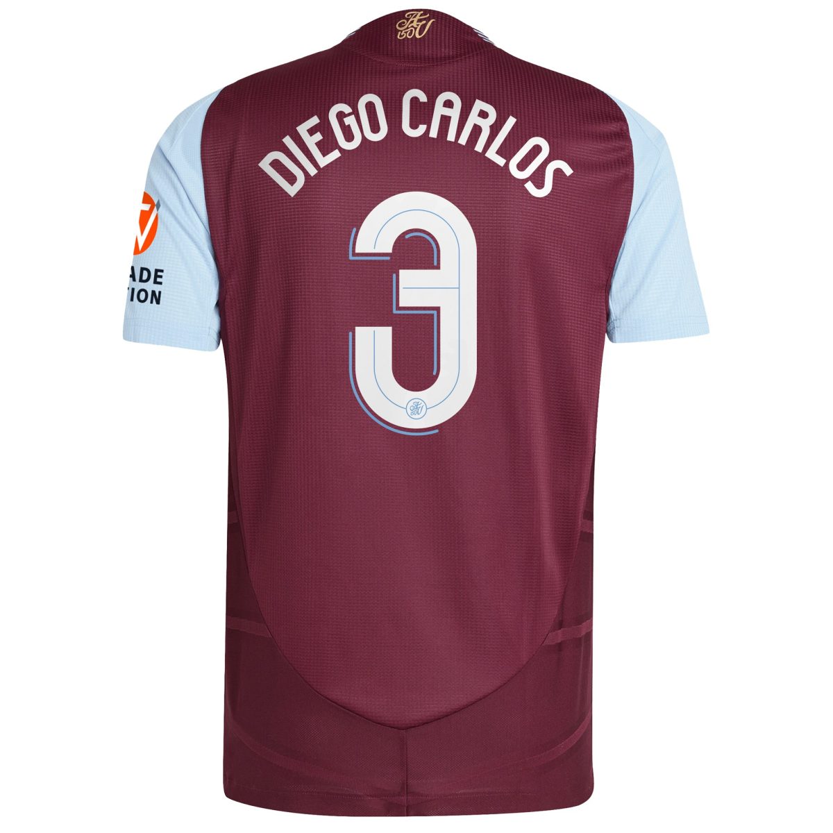 aston villa adidas home authentic shirt 2024-25 with diego carlos 3 cup printing Collection | Official Aston Villa Kits for Fans