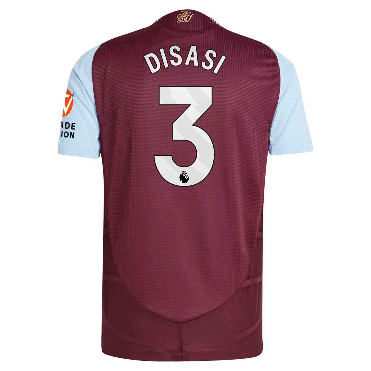 aston villa adidas home authentic shirt 2024-25 with disasi 3 printing Collection | Official Aston Villa Kits for Fans