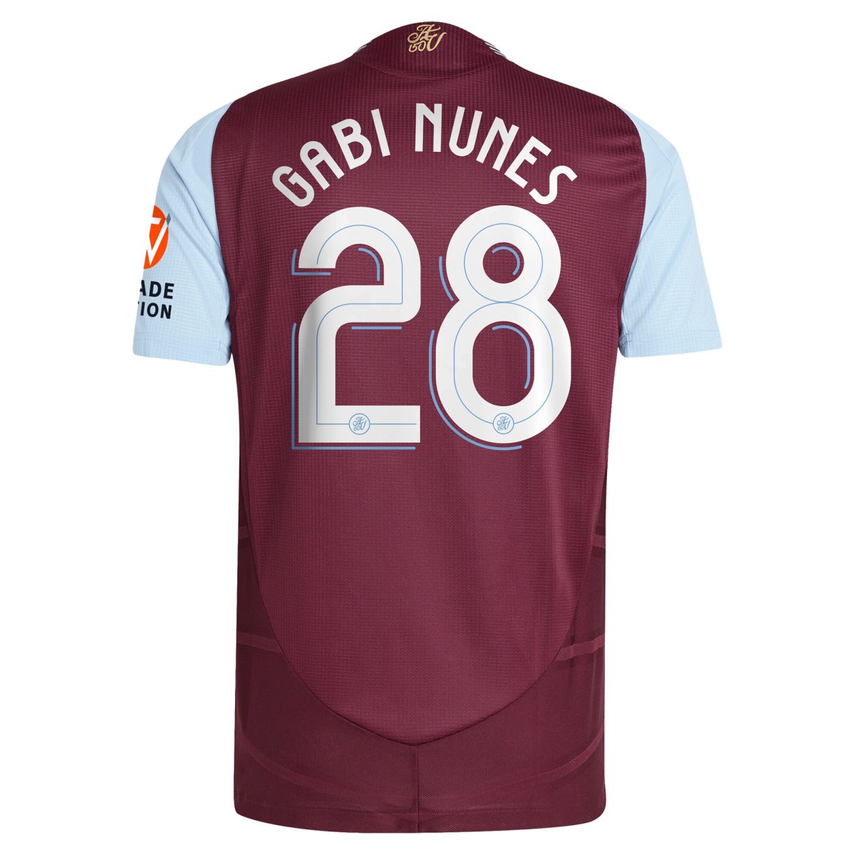 aston villa adidas home authentic shirt 2024-25 with gabi nunes 28 cup printing Collection | Official Aston Villa Kits for Fans
