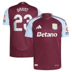 aston villa adidas home authentic shirt 2024-25 with grant 23 cup printing Collection | Official Aston Villa Kits for Fans