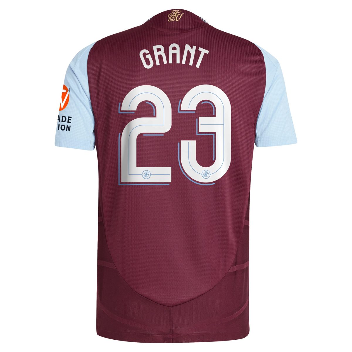 aston villa adidas home authentic shirt 2024-25 with grant 23 cup printing Collection | Official Aston Villa Kits for Fans