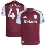 aston villa adidas home authentic shirt 2024-25 with j. ramsey 41 printing Collection | Official Aston Villa Kits for Fans