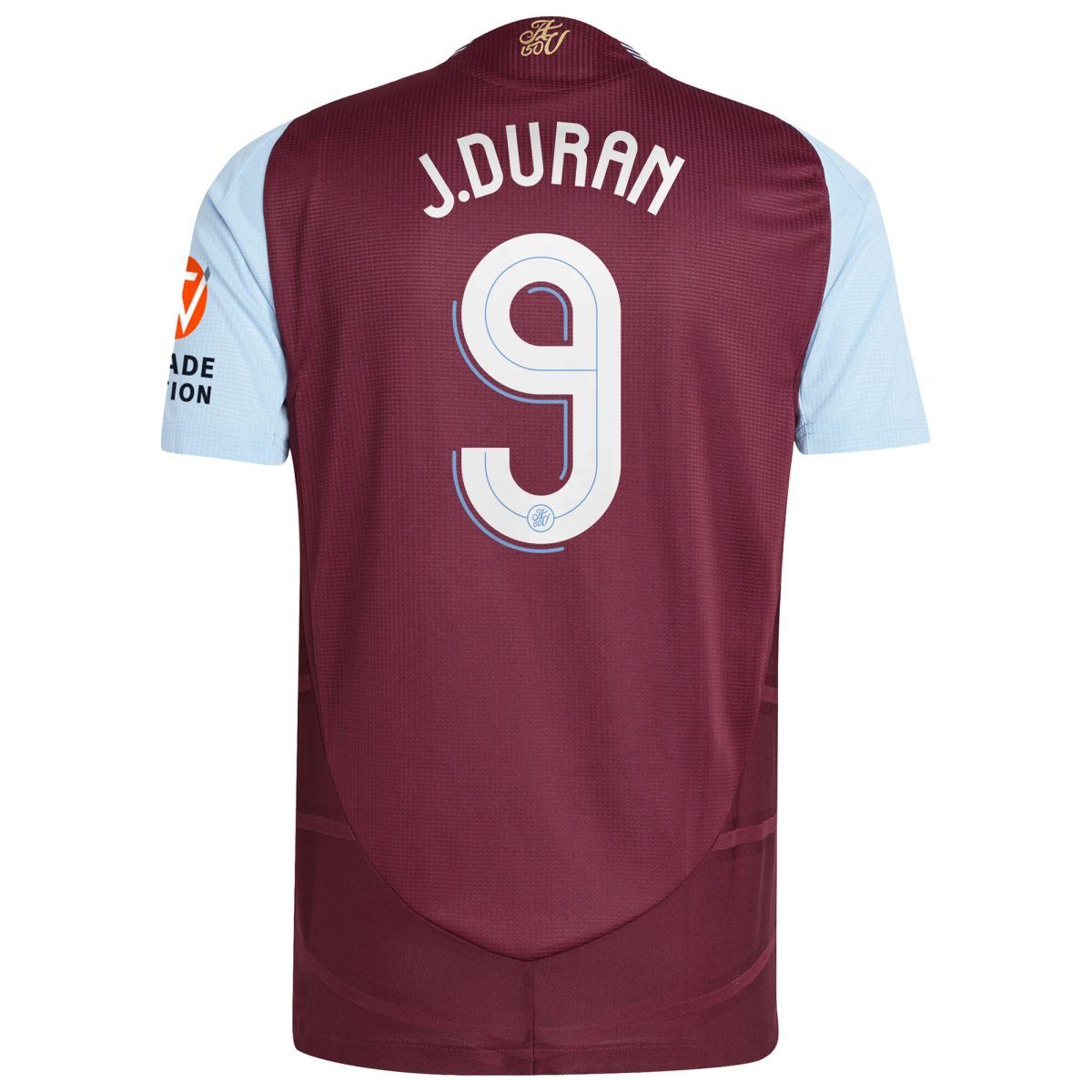 aston villa adidas home authentic shirt 2024-25 with j.duran 9 cup printing Collection | Official Aston Villa Kits for Fans