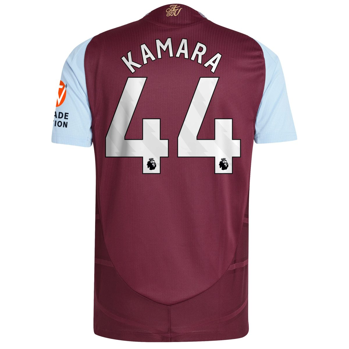 aston villa adidas home authentic shirt 2024-25 with kamara 44 printing Collection | Official Aston Villa Kits for Fans