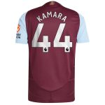 aston villa adidas home authentic shirt 2024-25 with kamara 44 printing Collection | Official Aston Villa Kits for Fans