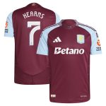 aston villa adidas home authentic shirt 2024-25 with kearns 7 cup printing Collection | Official Aston Villa Kits for Fans