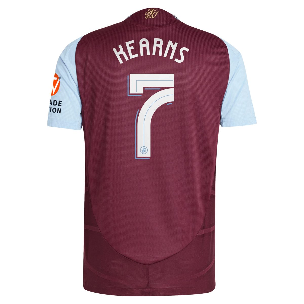 aston villa adidas home authentic shirt 2024-25 with kearns 7 cup printing Collection | Official Aston Villa Kits for Fans