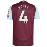 aston villa adidas home authentic shirt 2024-25 with konsa 4 printing Collection | Official Aston Villa Kits for Fans
