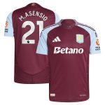 aston villa adidas home authentic shirt 2024-25 with m.asensio 21 printing Collection | Official Aston Villa Kits for Fans