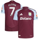 aston villa adidas home authentic shirt 2024-25 with mcginn 7 printing Collection | Official Aston Villa Kits for Fans